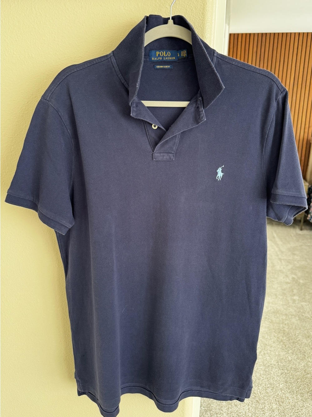 Bundle of 3 Polo by Ralph Lauren Navy, Tan & White Men's Polo - Picture 6 of 16
